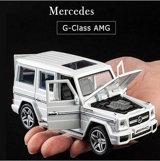 G Wagon Toy Car Die Cast Metal Sound Light Pull Back Diecast Car With Openable Door Big size