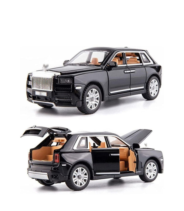 Rolls-Royce Cullinan Model Car Exclusive Alloy Metal Car Pull Back Die-cast Car Toy car with Openable Doors & Light, Music Toy